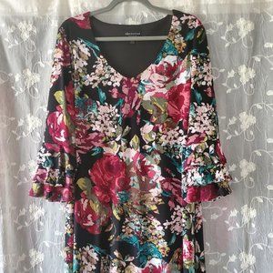 Connected Apparel Floral Dress